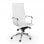 Fauteuil de bureau Euromof London avec dossier haut blanc
