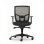 Euromof Chicago Silla de Oficina con Soporte Lumbar y Ruedas Blandas Negra