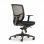 Euromof Chicago Silla de Oficina con Soporte Lumbar y Ruedas Blandas Negra