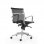 Chaise de bureau Euromof Berlin avec dossier bas noir