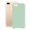 Coque TPU en soie turquoise pour iPhone 7 Plus/8 Plus