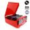 Prixton VC500 Tocadiscos CD/SD/USB Portátil Rojo