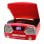 Prixton VC500 Tocadiscos CD/SD/USB Portátil Rojo