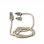 Ksix Cable USB a Micro USB/Lightning 1m Metalizado Dorado