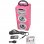 Dynasonic Karaoke 025 Altavoz Bluetooth con Karaoke y 2 Micrófonos Rosa