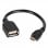 Cavo MicroUSB OTG nero