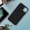 Coque en silicone semi-rigide noir mat Avizar pour Apple iPhone 11 Pro Max