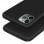 Coque en silicone semi-rigide noir mat Avizar pour Apple iPhone 11 Pro Max