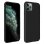 Coque en silicone semi-rigide noir mat Avizar pour Apple iPhone 11 Pro Max
