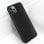 Coque en silicone semi-rigide noir mat Avizar pour Apple iPhone 11 Pro Max