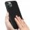 Coque en silicone semi-rigide noir mat Avizar pour Apple iPhone 11 Pro Max