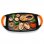 NewChef Plancha de Cocina Aluminio Fundido con Mangos de Silicona Naranjas