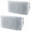 Electro Voice Evid-S10.1D 2x Subwoofers 10" 400W Blancos
