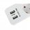 Equip Regleta de Alimentación 5 Tomas de Red con Interruptor + 2 Puertos USB Blanca