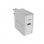 Conceptronic Cargador de Pared Carga Rápida USB + USB-C 3A Blanco