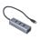 Hub USB-C i-Tec 4 Puertos USB 3.0, Gris, 5Gbps, Compatible Thunderbolt 3 y OTG