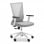 Euromof Tirana Silla de Oficina Blanca/Gris