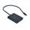 i-tec C31DUAL4KHDMI USB-Grafikadapter 3840 x 2160 Pixel Schwarz