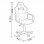 Adec DRW Silla Gaming Blanco/Negro