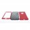 Quick Media Funda 2 en 1 Roja + Cristal Templado para iPhone 7/8