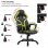 HomCom Silla Gaming Negro/Verde