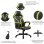 HomCom Silla Gaming Negro/Verde