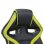 HomCom Silla Gaming Negro/Verde