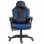 HomCom Cadeira Gaming com Aquecimento e Massagem Azul/Preta