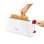 Tostadora Moulinex Principio LS160111 1 ranura larga 1000 W 7 niveles blanca