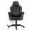 HomCom Cadeira Gaming com Aquecimento e Massagem Preta