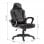 HomCom Cadeira Gaming com Aquecimento e Massagem Preta