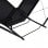 HomCom Escritorio en Forma de L con Marco de Acero 150x150x76 cm Negro