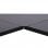 HomCom Escritorio en Forma de L con Marco de Acero 150x150x76 cm Negro