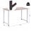 Homcom Mesa de Ordenador Pies Ajustables 120x60x76cm Max 100kg Marco Metal Roble