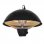 Outsunny Radiador Infrarrojos de Techo Negro 1500W