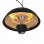 Outsunny Radiador Infrarrojos de Techo Negro 1500W