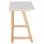 Homcom Mesa Escritorio 90x55x75cm Madera/Blanco