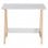 Homcom Mesa Escritorio 90x55x75cm Madera/Blanco