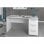 Habitdesign Stylus Mesa de Escritório Branca