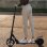 Homcom Patinete Eléctrico Plegable Negro