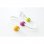 Bluelounge Cabledrop Pack 6 Organiseurs de Câbles Couleurs Vives