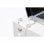 Organiseur de câbles Bluelounge Cabledrop Pack 6 Blanc