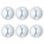 Organiseur de câbles Bluelounge Cabledrop Pack 6 Blanc