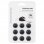 Bluelounge CableDrop Mini 9er-Pack schwarze Kabel-Organizer