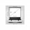 Duronic FPS100 /43 Pantalla de Proyección Manual con Pie de Apoyo 4:3 203x152 100"