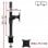Duronic DM451X1 Suporte para Monitor de 13" a 27" VESA 75/100 Máx 8Kg