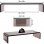 Duronic DM054 Elevador para Pantalla/Portátil 50x20cm Máx 30Kg