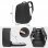 Duronic LB22 Mochila Impermeable para Portátil hasta 15.6" Negra