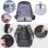 Duronic LB22 Mochila Impermeable para Portátil hasta 15.6" Negra