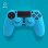 Custodia in silicone FR-TEC + impugnature blu per PS4